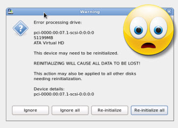 reinitializing