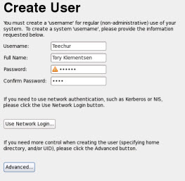 create user