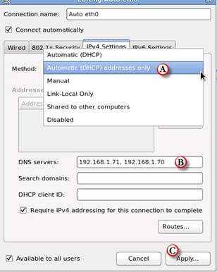 change settings